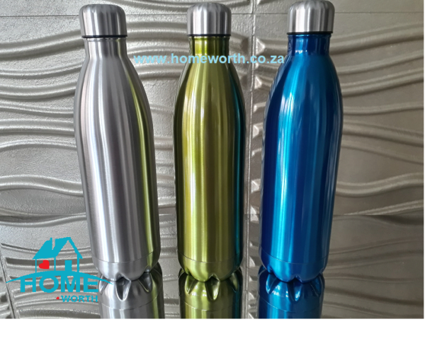 1LT STAINLESS STEEL DOUBLE WALLED FLASK (THERMAL INSULATED)