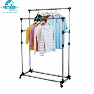DOUBLE E-POLE - TELESCOPIC CLOTHES RACK
