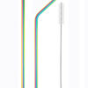 STAINLESS STEEL REUSABLE STRAWS WITH BRUSH - 3PC SET - Image 3
