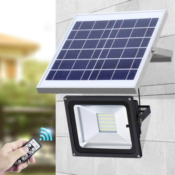 ULTRA BRIGHT SOLAR LIGHT WITH SOLAR PANEL & REMOTE CONTROL
