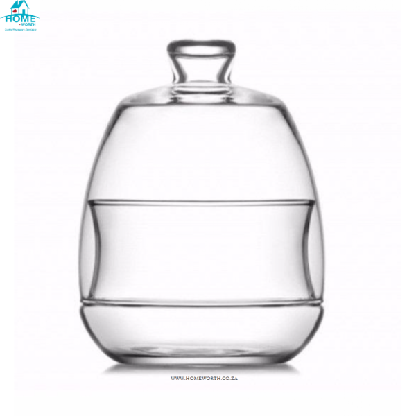GLASS CANDY JAR LAV CILEKS 255CC