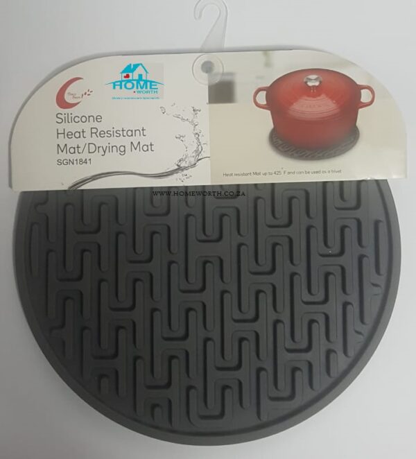 SILICONE HEAT RESISTANT MAT/DRYING MAT ROUND