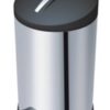 STAINLESS STEEL DUST BIN BLACK TOP (RH)