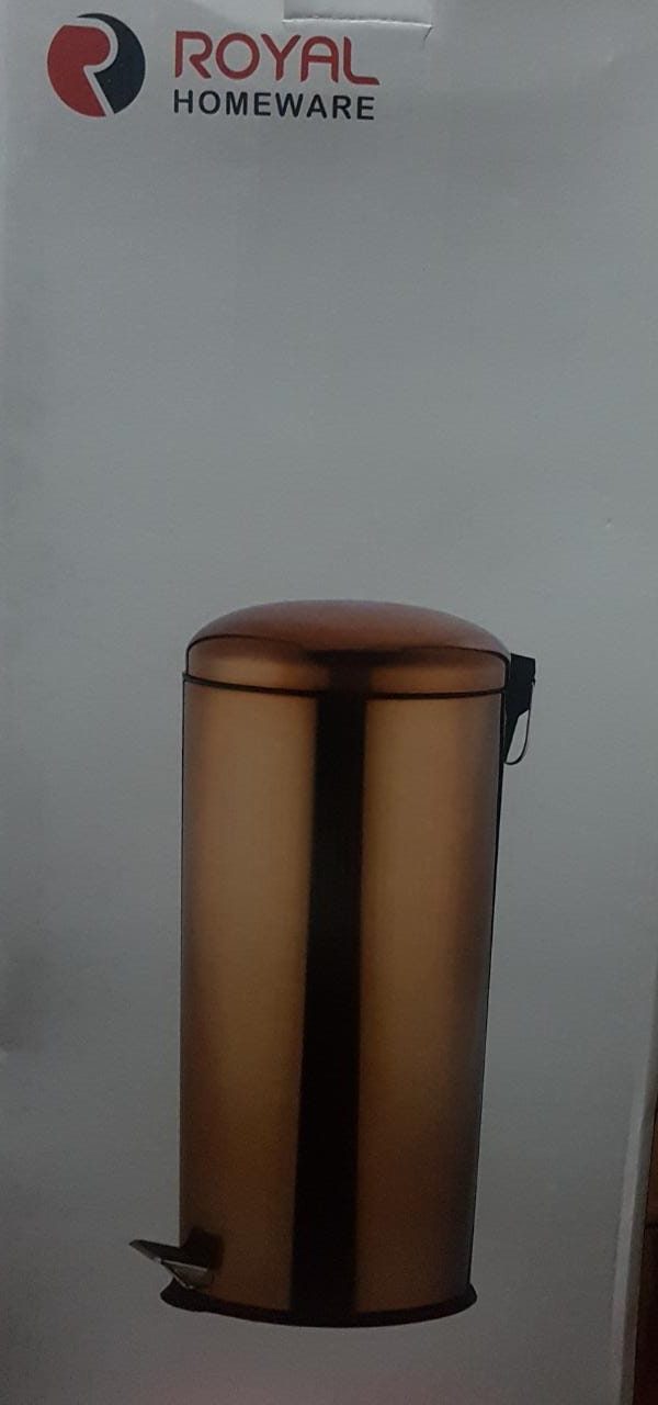 STAINLESS STEEL DUST BIN COPPER (RH)