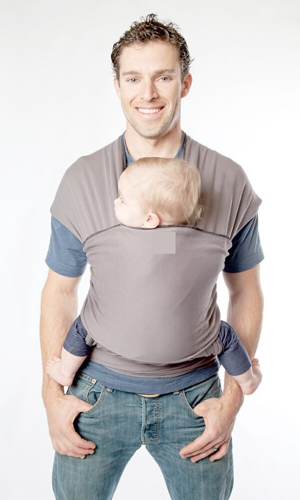 BABY WRAP CARRIER - GREY ONLY - Image 2