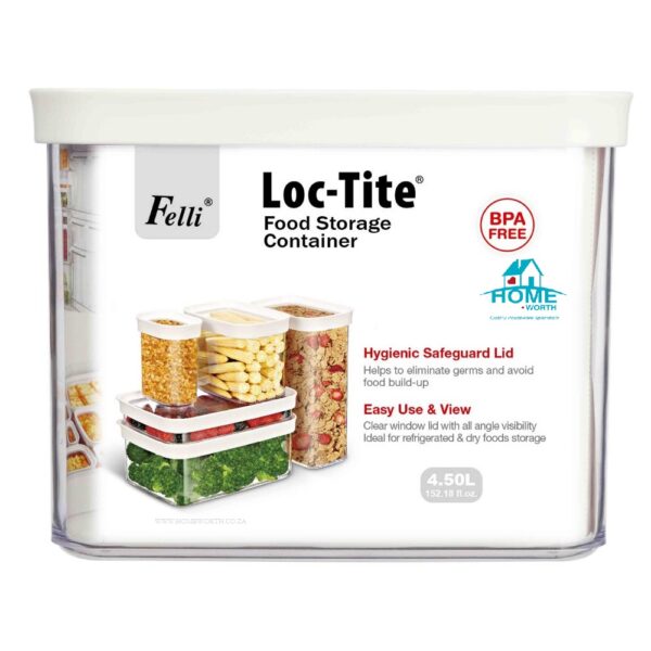 FELLI 4.5L LOC-TITE FOOD STORAGE CONTAINER