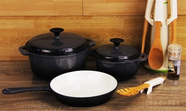 FINE LIVING - LIFESTYLE CAST IRON 5PC SET