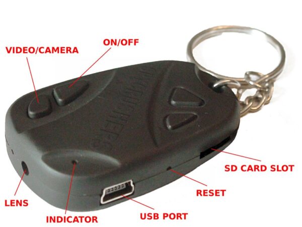MICRO-CAMERA CAR KEY HOLDER 808 - Image 2