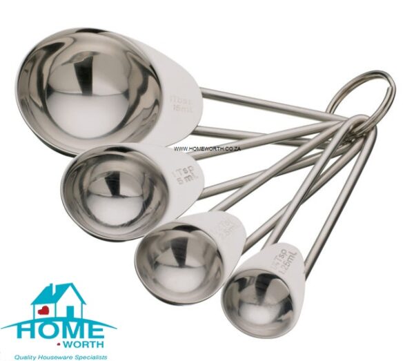 STAINLESS STEEL 4PC MEASURING SPOON SET - Image 2