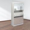 ELEMENT - MIRROR SHOE CABINET 3 TIER - MAPLE - FINE LIVING - Image 2