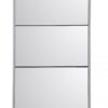 ELEMENT - MIRROR SHOE CABINET 3 TIER - MAPLE - FINE LIVING