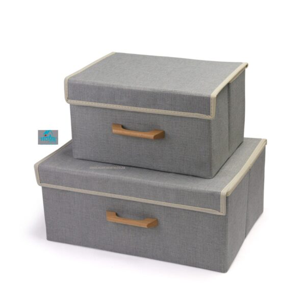 HOLSTEN STORAGE DRAWS 2PC SET - DENIM WASH