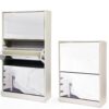 MIRROR SHOE CABINET 3+2 STACKABLE - FINERY - Image 2
