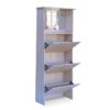 SHOE CABINET 3 TIER MIRROR VANITY - Image 2