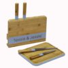 BAMBOO CUTTING BOARD & 4PC KNIFE SET – T&J - Image 2