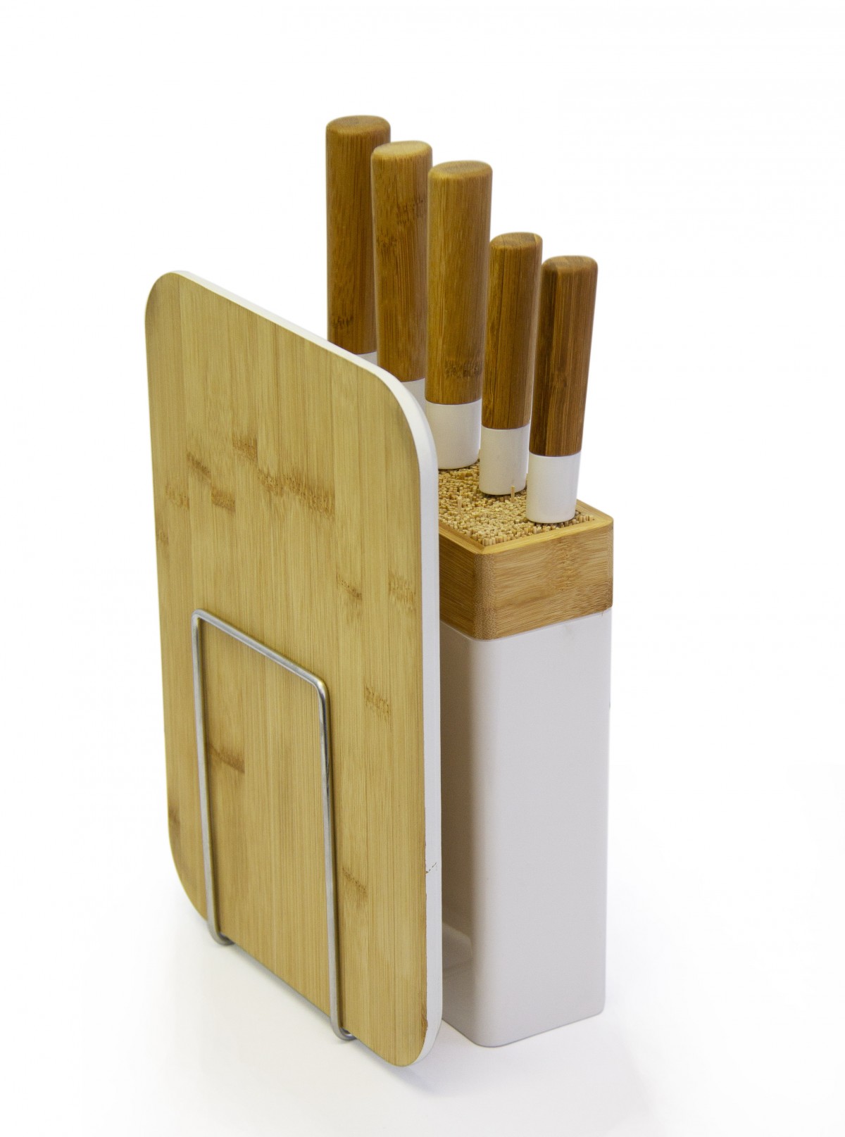 KNIFE BLOCK 5PC SET Home Worth