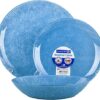 LUMINARC LOFT STONY BLUE/GREY TEMPERED GLASS DINNERWARE - Image 3