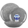 LUMINARC LOFT STONY BLUE/GREY TEMPERED GLASS DINNERWARE - Image 2
