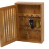 WOODEN KEY ORGANIZER BOX