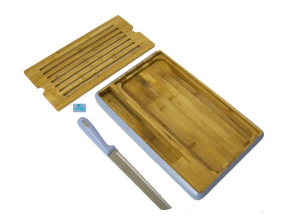 BREAD BOARD WITH KNIFE