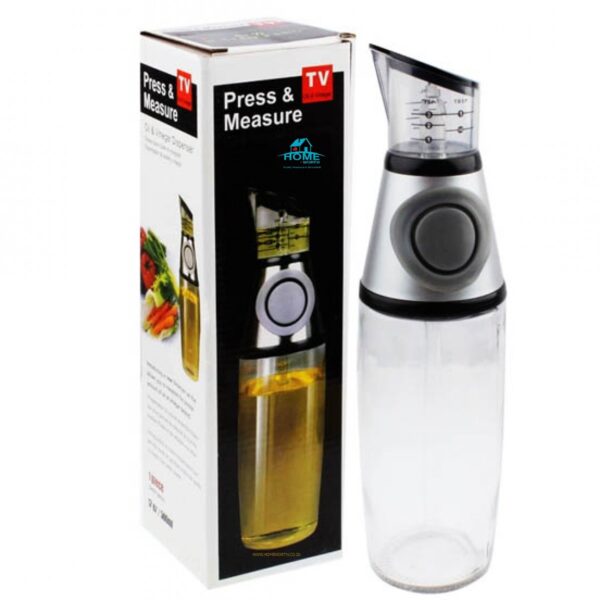 OIL & VINEGAR DISPENSER - PRESS & MEASURE