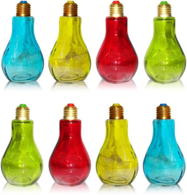 BULB SHAPE GLASS BOTTLES