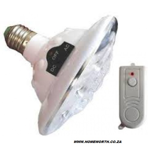 LED LIGHT BULB - FLYING DISK TYPE CHARGED REMOTE-CONTROL EMERGENCY LAMP