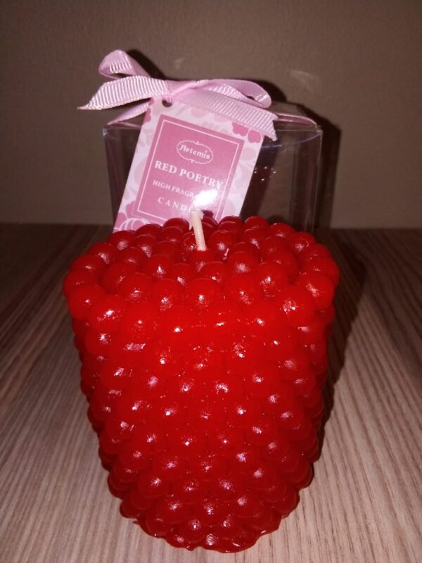 RED POETRY CLASSICAL CANDLE (HIGH FRAGRANCE)
