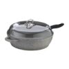 FALEZ CAST ALU DEEP FRYING PAN 4.5LT - GREY GRANITEC