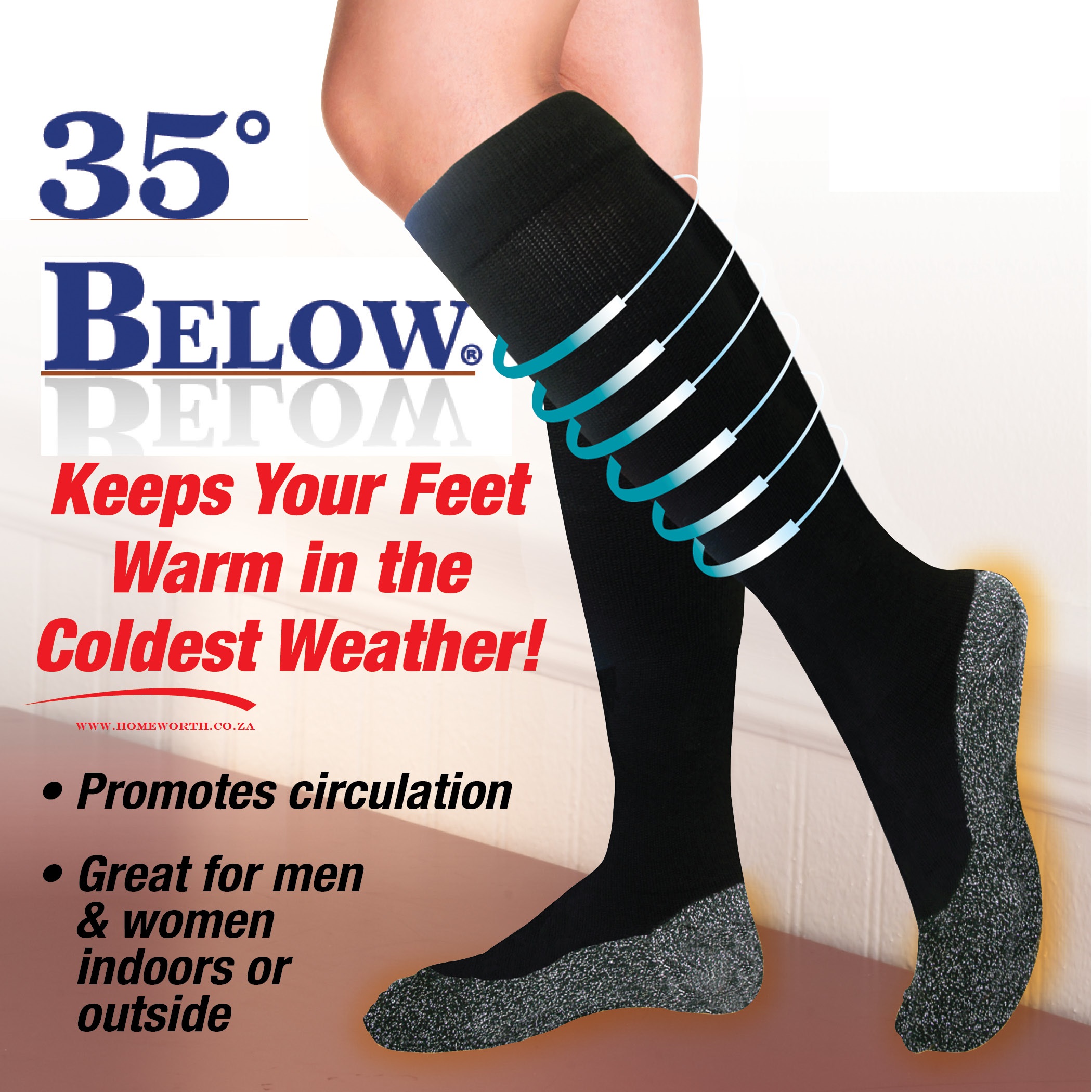 35° BELOW - COMPRESSION SOCKS