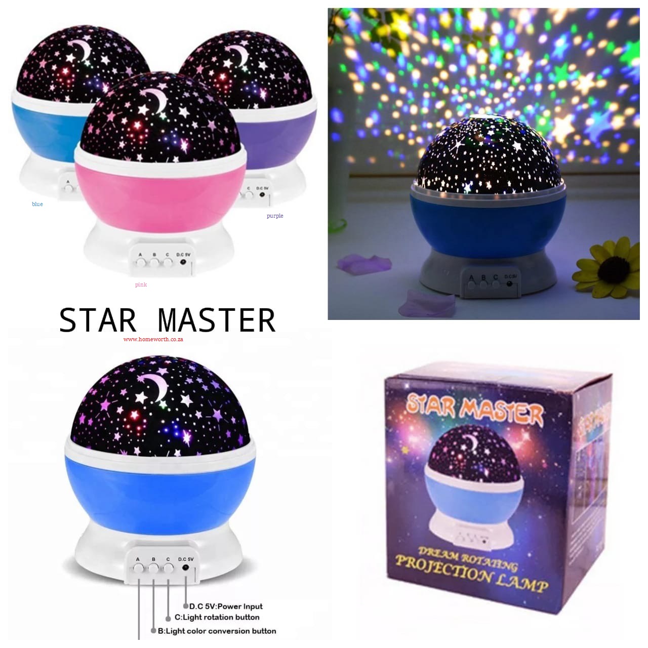 Tegne forsikring Mindre Periodisk STAR MASTER ROTATING PROJECTION LAMP (CHILDREN'S NIGHT LIGHT) - Home Worth