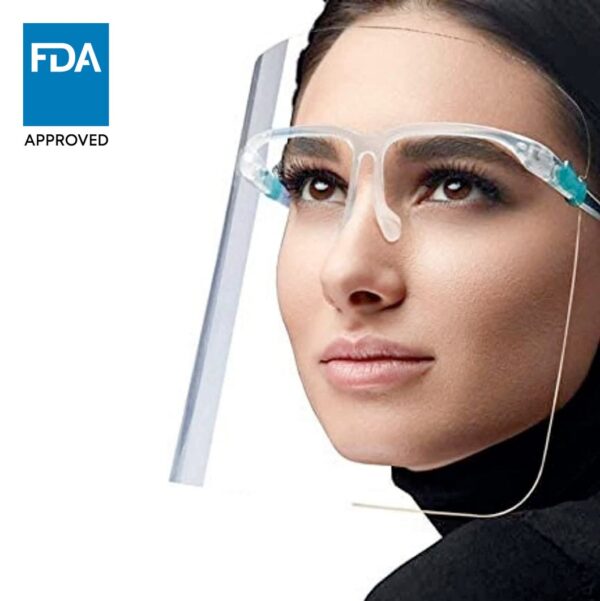 FACE SHIELD VISOR - BLUE CLIP - Image 2
