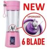 PORTABLE AND RECHARGEABLE BATTERY JUICE BLENDER - USB BLENDER 380ML - Image 2