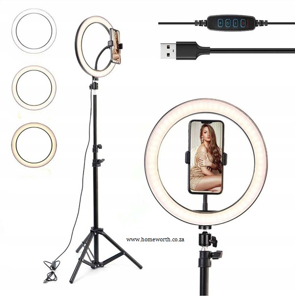 RING FILL LIGHT WITH TRIPOD FLOOR STAND – SELFIE LIGHT - Image 3