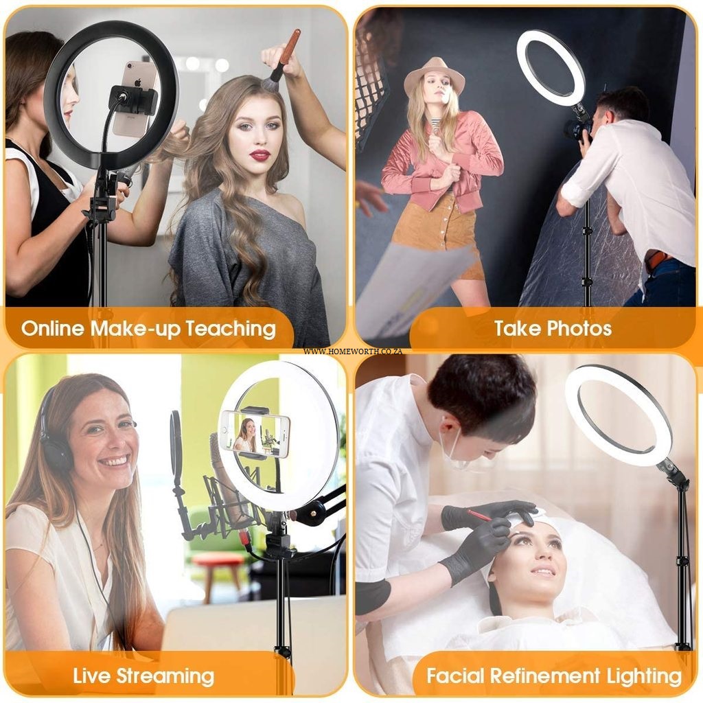RING FILL LIGHT WITH TRIPOD FLOOR STAND – SELFIE LIGHT - Image 2