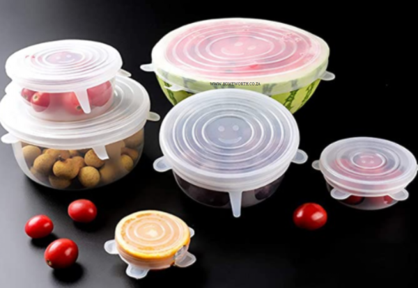 SILICONE LID - WHITE (SET OF 6) - Image 2