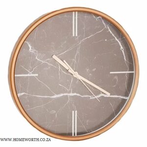 MARBLE WALL CLOCK 15-INCH