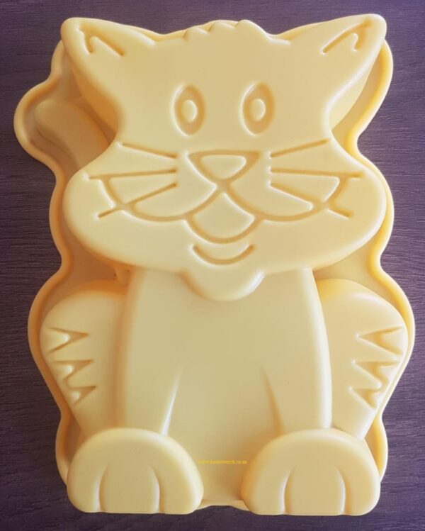 SINGLE CAT SHAPED SILICON CAKE MOULD