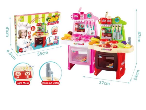 COOKING PLAY SET - RED/GREEN - JERONIMO - Image 2
