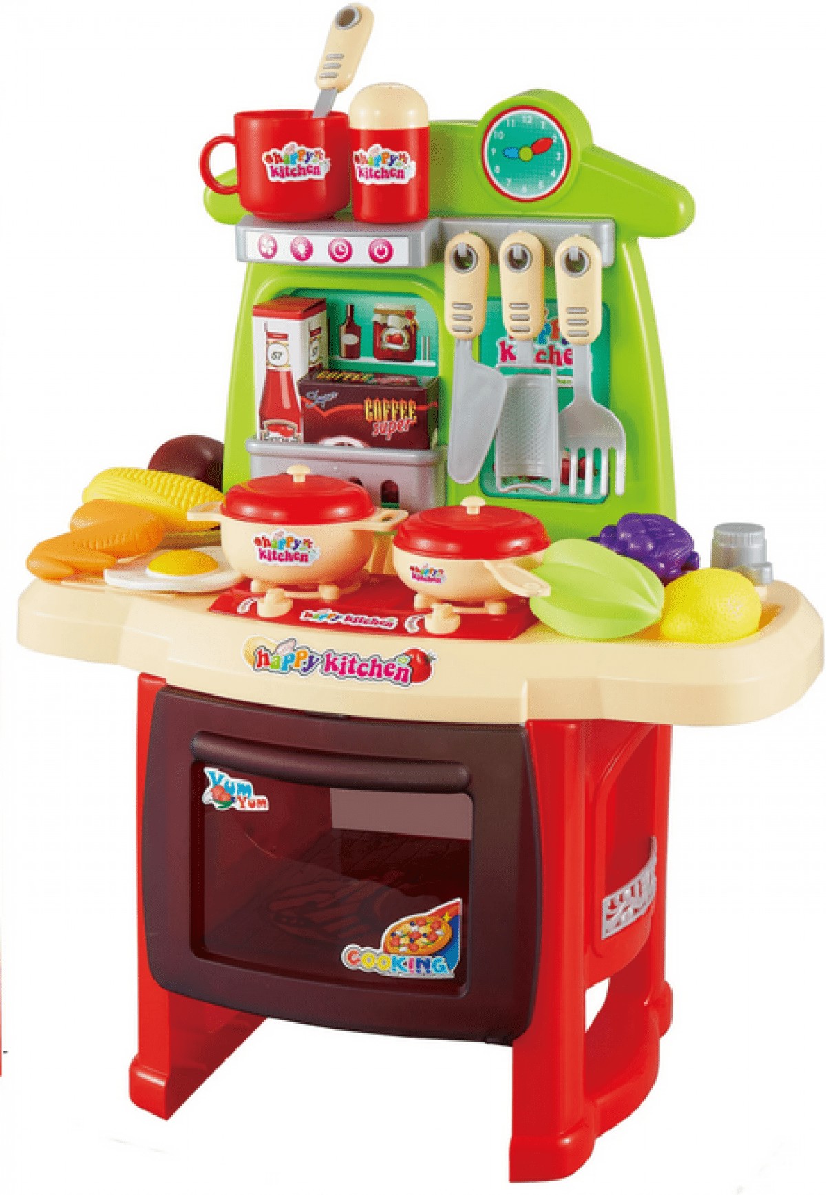 COOKING PLAY SET - RED/GREEN - JERONIMO