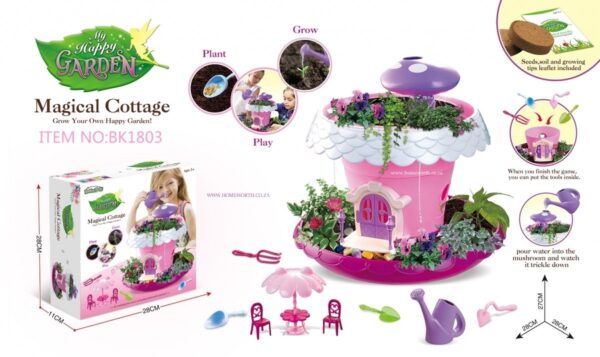 DIY GARDEN HOUSE PLAY SET - PINK - JERONIMO - Image 2