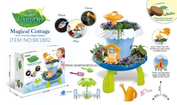 DIY GARDEN HOUSE PLAY SET – BLUE – JERONIMO - Image 3