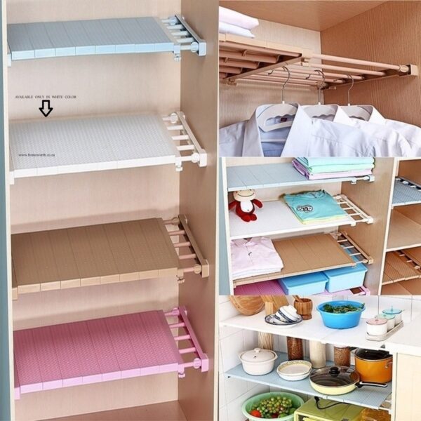 FINE LIVING ADJUSTABLE CLOSET ORGANIZER - XLARGE - Image 3