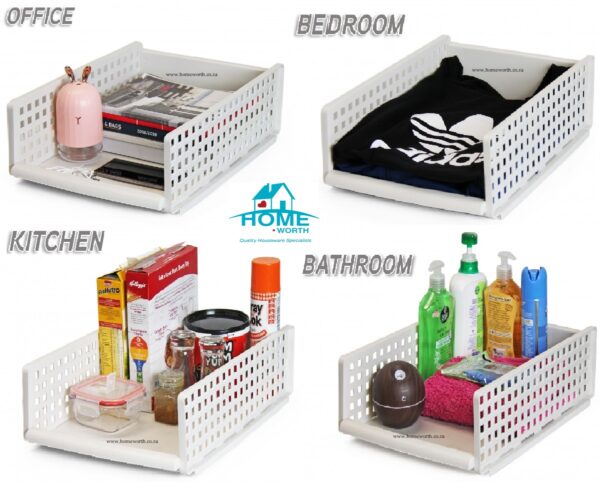 FINE LIVING CUPBOARD STORAGE ORGANISER - Image 4
