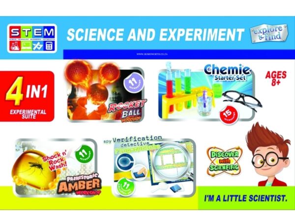 FOUR-IN-ONE SCIENCE AND EDUCATION SET - JERONIMO
