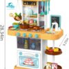 JERONIMO - 38PCS KITCHEN PLAY SET ORANGE AND BLUE
