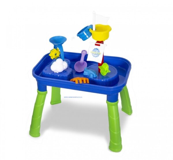 SAND & WATER TABLE - FLAG TOWER 7PC - JERONIMO