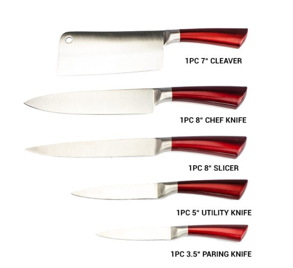 9PC KNIFE SET HW-9PC - Image 3